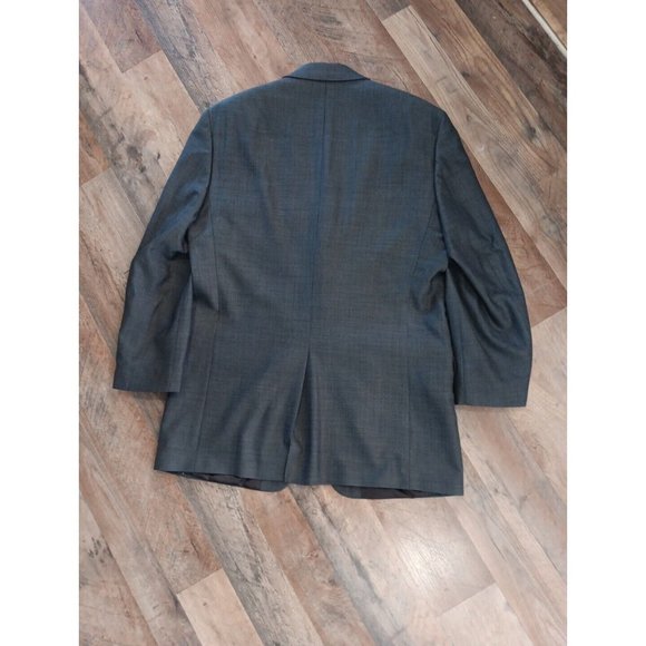 LAUREN RALPH LAUREN Mens Size 42L Charcoal Grey Wool‎  Blend Blazer - Picture 8 of 9